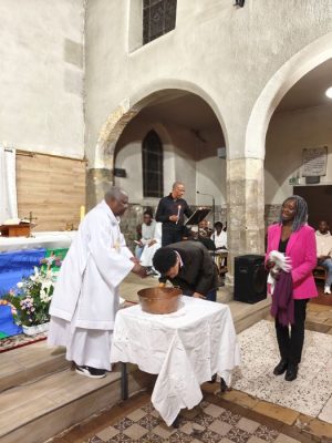 Eglise Saint Marin, baptême de Jérémie